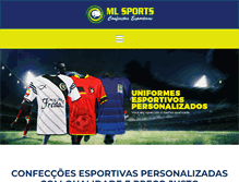 Tablet Screenshot of mlsports.com.br